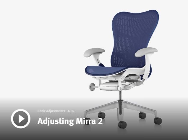 Mirra 2 chair adjustment video