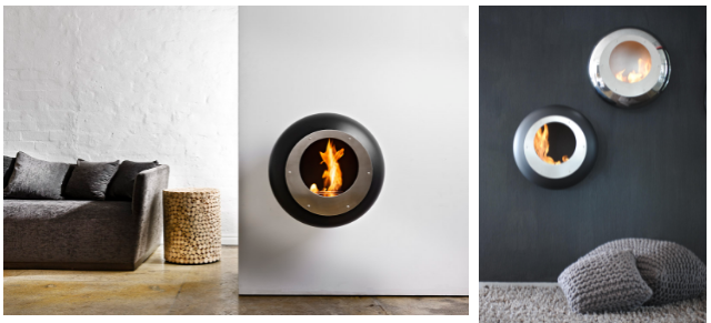 Vellum Cocoon Fireplace by Cocoon Fires available at designcraft Canberra
