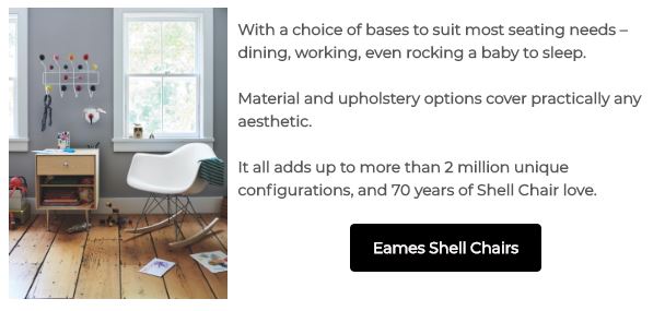 Eames Shell Chairs by Herman Miller