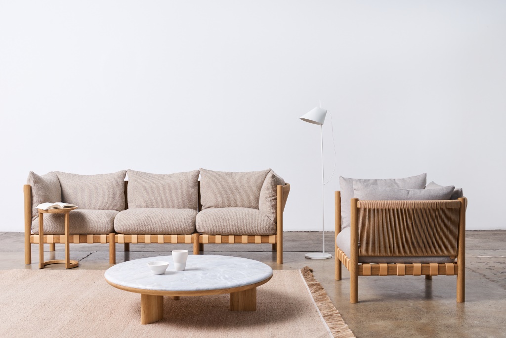 Harbour Sofa and Armchair  designed by Adam Goodrum for NAU