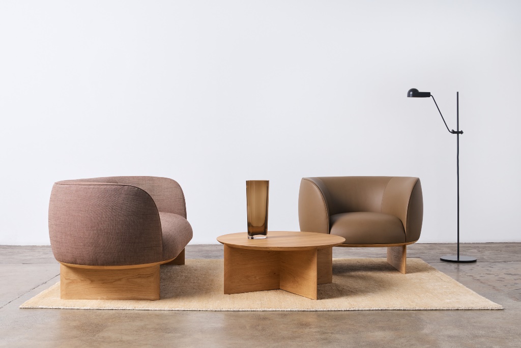 Nami Sofa, Armchair and Coffee Table designed by Adam Cornish for NAU