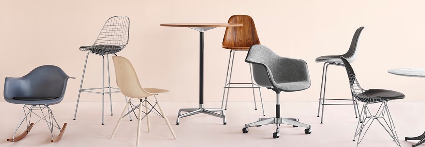 Eames Shell Chairs by Herman Miller