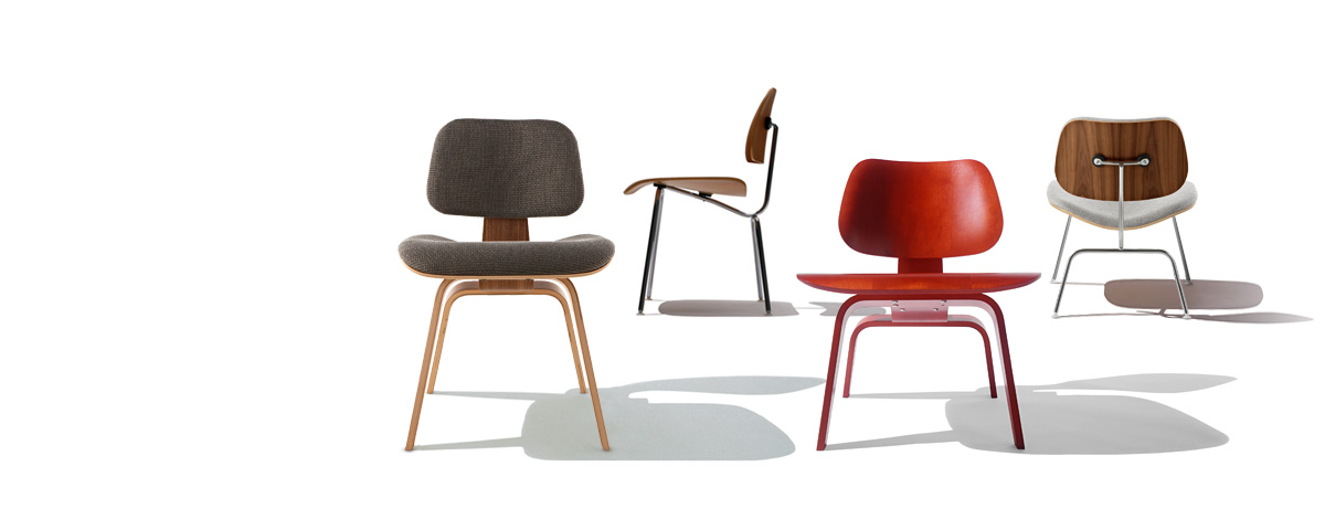 Eames Moulded plywood chairs by Charles and Ray Eames