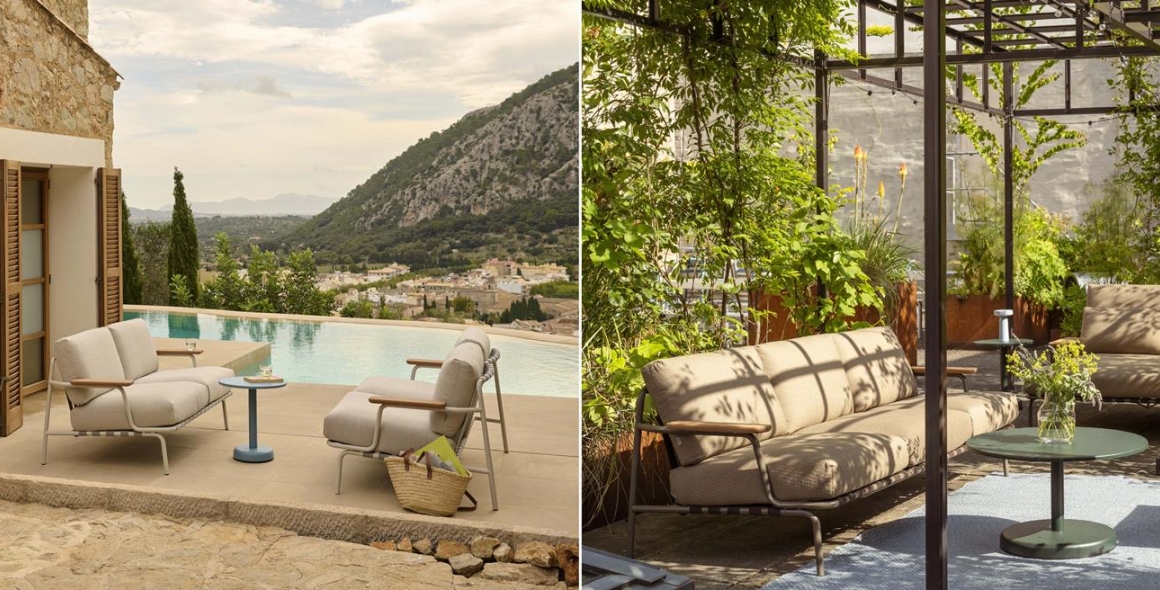 Settle Outdoor Sofa by Muuto, now available at Designcraft Canberra