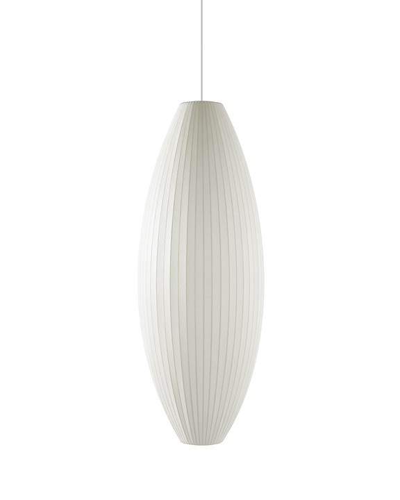 Nelson Cigar Bubble Pendant - XXLarge George Nelson Cigar Bubble Lamp, Nelson Bubble Pendant by George Nelson.