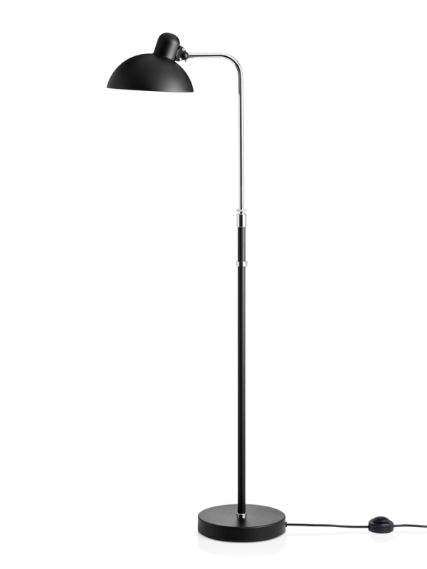 Kaiser Idell height adjustable lamp, Kaiser Idell luxus, Adjustable Kaiser idell floor lamp, kaiser idell floor lamp designed by Christian Dell, 6580-F 