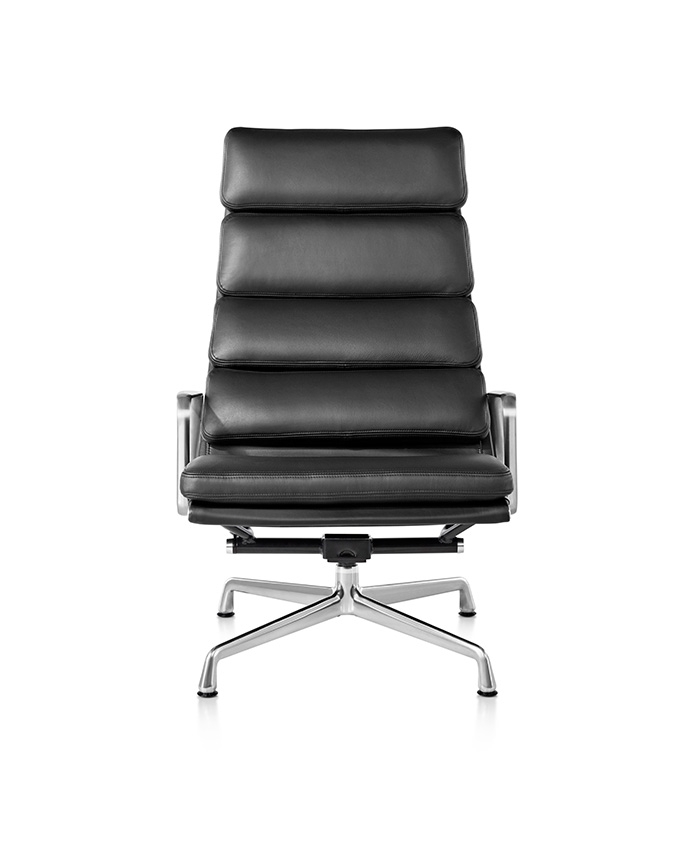 Eames Soft Pad Lounge chair, Eames Aluminium Soft pad lounge