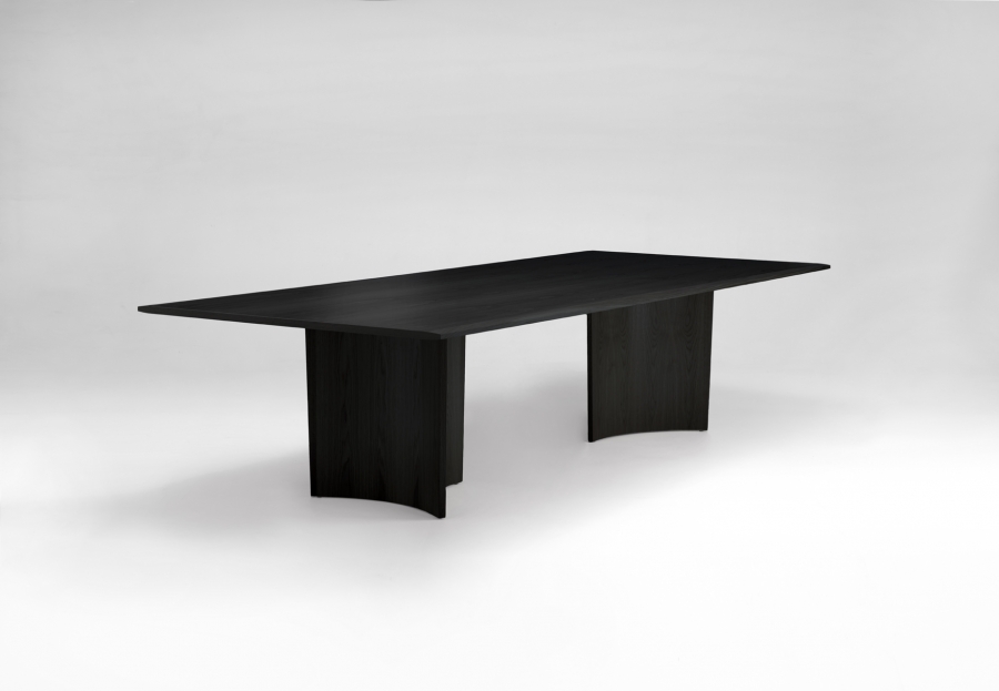 Crevasse dining table designed by Ross Didier, Didier Crevasse table