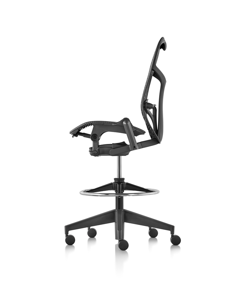 Mirra 2 stool designed by Studio 7.5 for Herman Miller, MIrra 2 work stool 