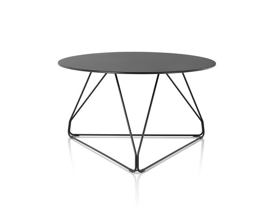 polygon table - Round in medium Polygon accent tables designed by Studio 7.5, Herman miller polygon table, Polygon wire tables by herman miller