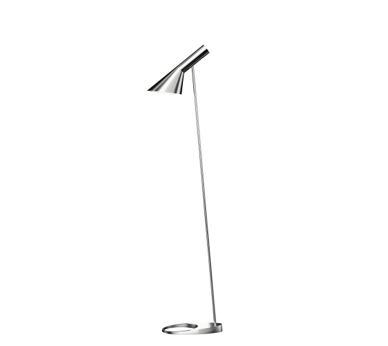 AJ Floor Lamp designed by Arne Jacobsen Louis Poulsen, Louise Polsen AJ floor lamp