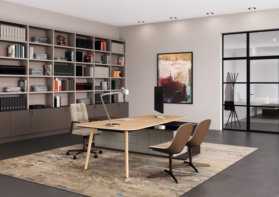Leadchair Management Soft, Keypiece Communication Desk and Sheru chairs Leadchair Management Soft designed by EOOS for Walter Knoll, Walter Knoll Leadchair management chair