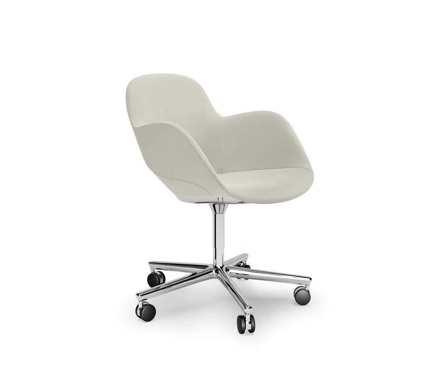 Sheru chAIR on castors Sheru chair designed by EOOS for Walter Knoll, Walter Knoll Sheru dining chair, Sheru dining chair by EOOS for Walter Knoll
