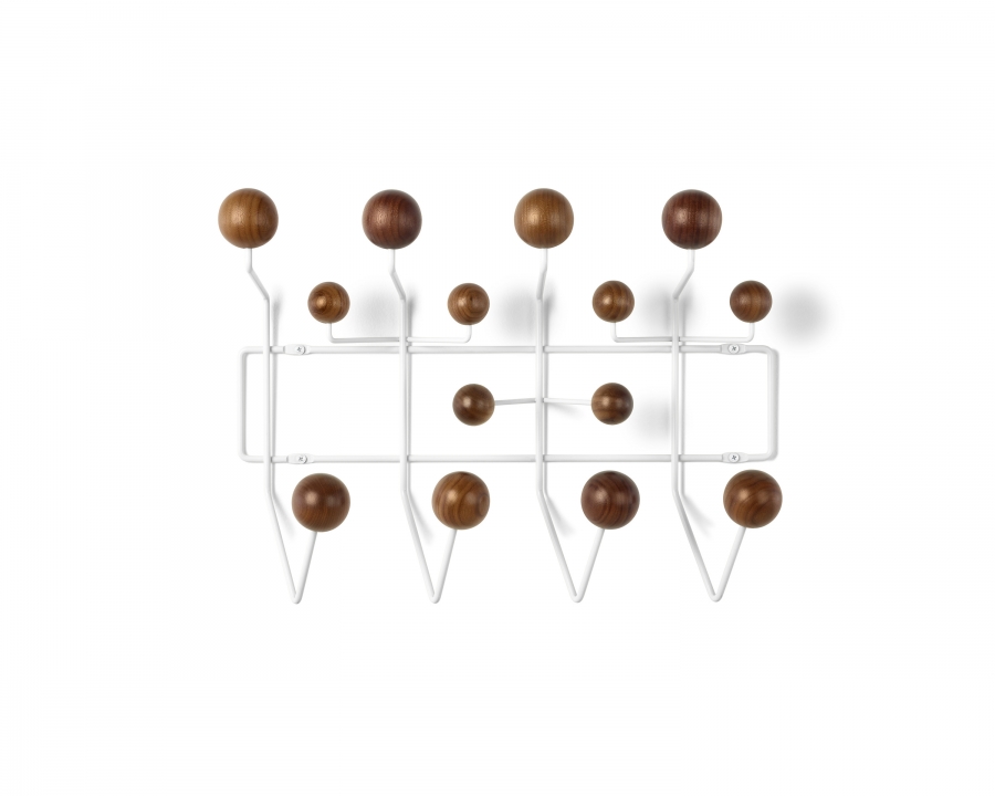 Eames Hang It All Walnut White by Herman Miller