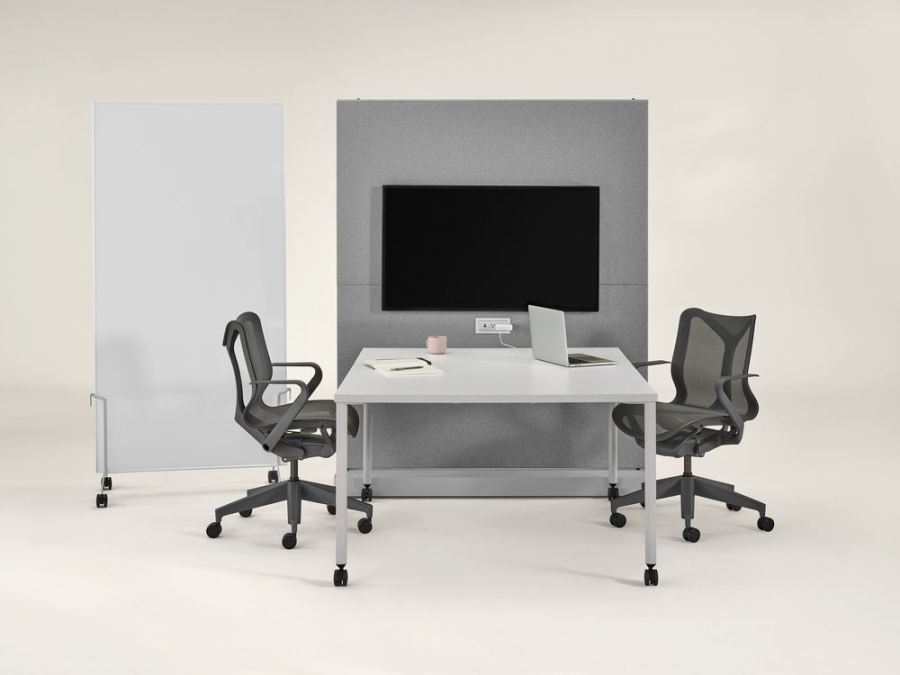 OE1_Agile Wall_Project Table_Mobile Easel_Cosm chair OE1 Workspace Collection, Collaborative space, Desk and workspace, OE1 Project Table