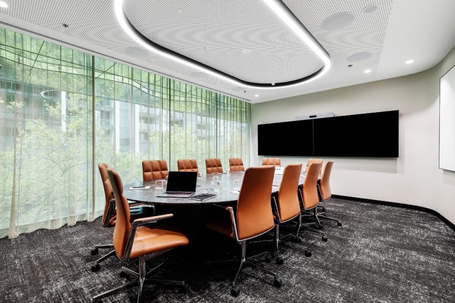QIC Two24 Conference Centre - Lead Chairs by Walter Knoll QIC Two24 Conference Centra 224 Bunda St, Lead Chairs by Walter Knoll