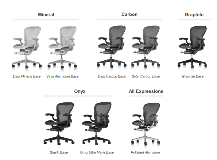 Aeron chair designed by Don Chadwick and Bill Stumpf, now made of Ocean Bound Plastic, Aeron Chair by Herman Miller, available at designcraft Canberra