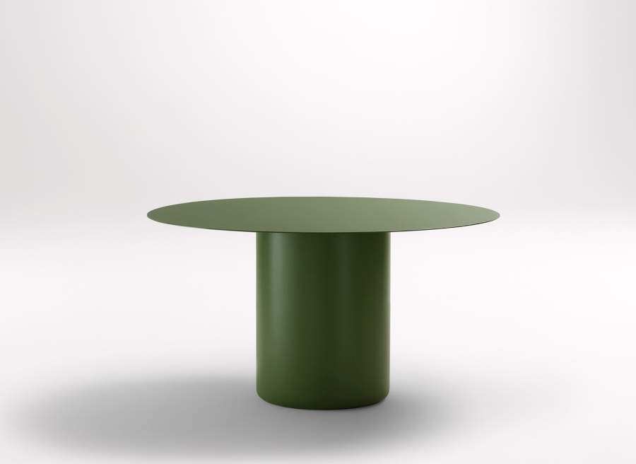 Sequence Round Dining Table Olive Green