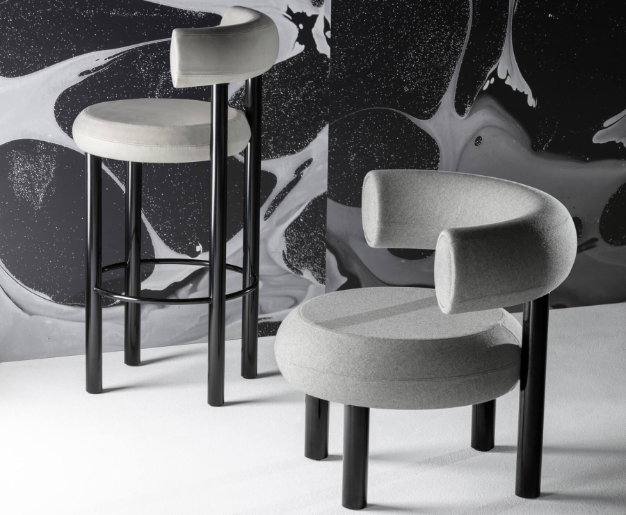 Fat Stool and Fat Lounge Chair Fat lounge Chair Tom Dixon, Tom Dixon Furniture