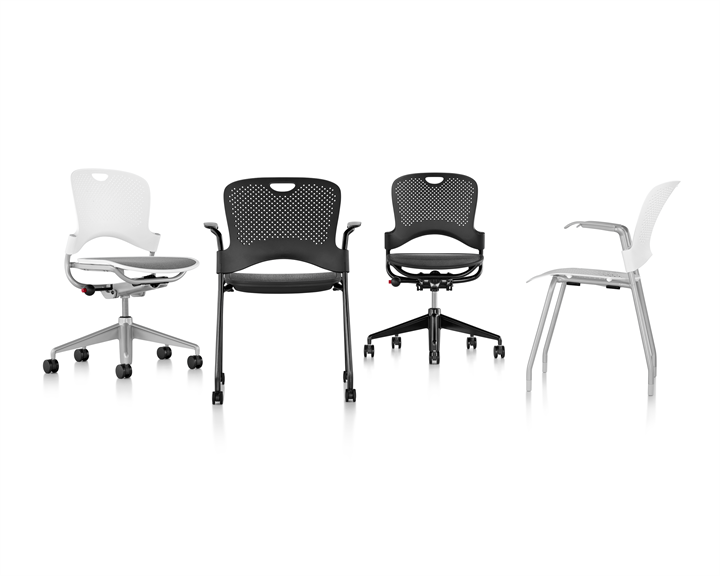 Caper Stacking Chair by Herman Miller, Herman Miller Meeting Chair