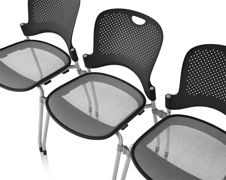 Caper Stacking Chair by Herman Miller, Herman Miller Meeting Chair