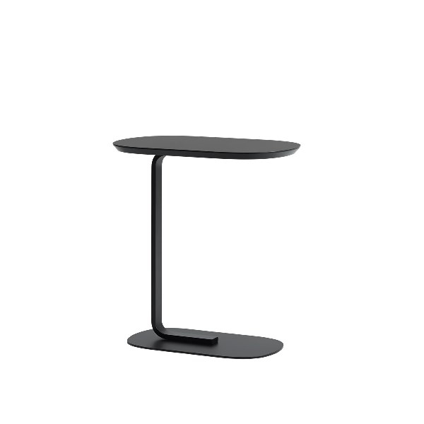 Relate-side-table-black-Muuto Relate Side Table designed by Big-Game for Muuto, Muuto Side table