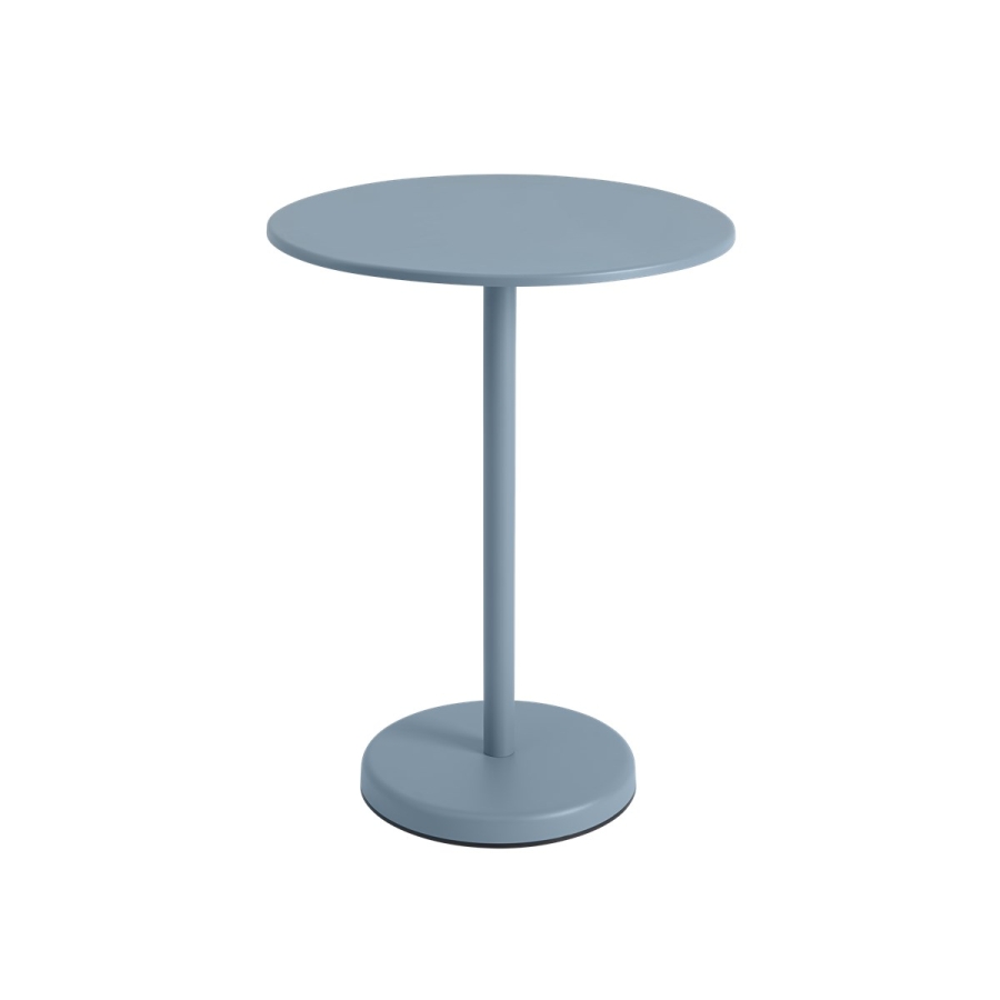 Linear-steel-cafe-table-round-o-70-h-95-pale-blue Linear Steel Cafe Table Muuto, Muuto Outdoor Coffee Table