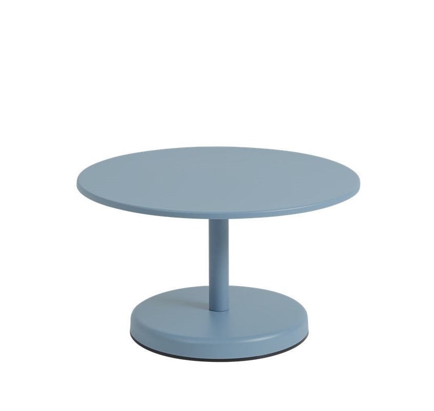 Linear-steel-coffee-table-70-h40-pale-blue Linear Steel Coffee Table Muuto, Muuto Outdoor Coffee Table