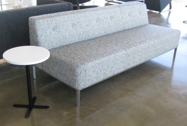 Didier's Connected 3 Seater Lounge with button details, Australian designed and Australian made, available at Designcraft