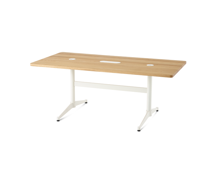 EamesT-Leg Base Table designed by Charles and Ray Eames, Herman Miller Eames Table