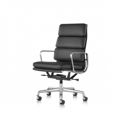 Eames Soft Pad Executive chair, Eames Aluminium Soft pad lounge