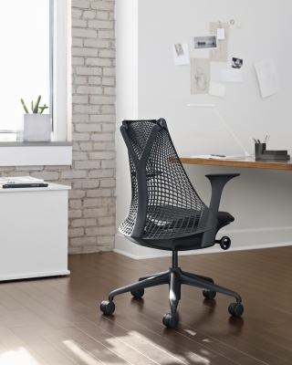 Sayl work chair, Herman Miller Y back chair, Herman Miller Yves Béhar chair