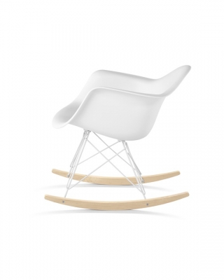 Eames Moulded Plastic Chair with Rocker base, Eames Rocker plastic shell