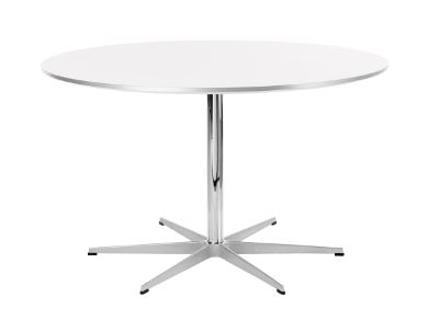 Circular table designed by Arne Jacobsen for Fritz Hansen, Arne Jacobsen Table Fritz Hansen