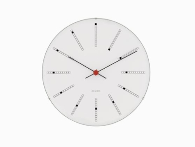 Arne Jacobsen Clock, AJ Wall Clock, Arne Jacobsen Bankers Clock 