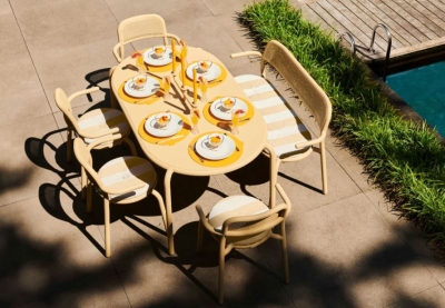 Toni Outdoor Collection by Fatboy, Fatboy Toni Chair and Tables, Fatboy outdoor furniture 