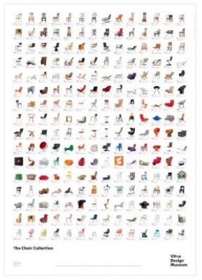 The Chair Collection Poster, ViDM Chair Poster, Vitra poster 